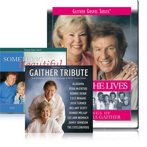 Because He Lives DVD, Something Beautiful 2 CD Set & Gaither Tribute: Award-winning Artists Honor The Songs of Bill & Gloria Gaither CD