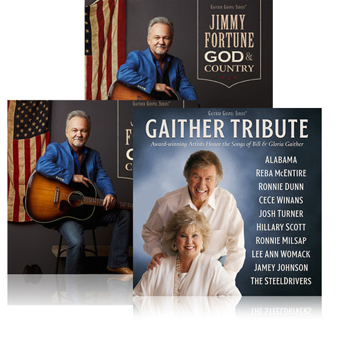 Jimmy Fortune: God & Country DVD & CD w/ Gaither Tribute: Award-winning Artists Honor the Songs of Bill & Gloria Gaither CD