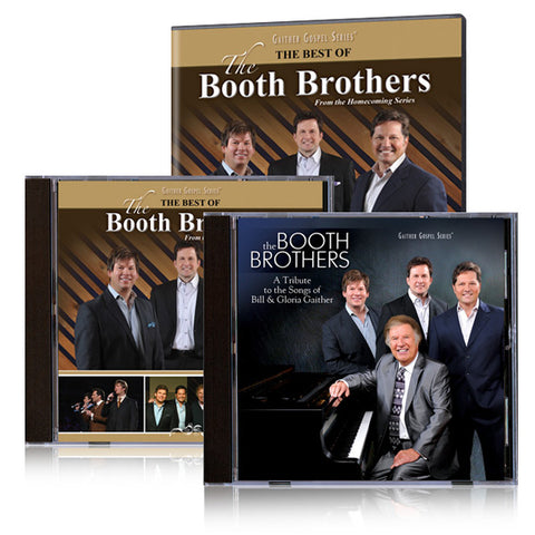 The Best of The Booth Brothers DVD & CD w/ The Booth Brothers: A Tribute To The Songs Of Bill & Gloria Gaither CD