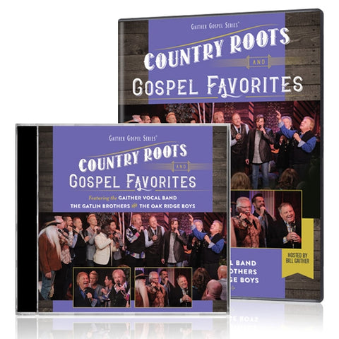 Gaither Vocal Band, The Gatlin Brothers & The Oak Ridge Boys: Country Roots And Gospel Favorites DVD & CD