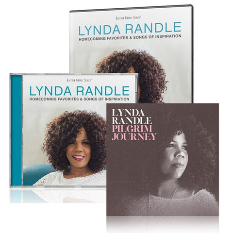 Lynda Randle: Homecoming Favorites DVD & CD w/ Lynda Randle: Pilgrim Journey CD