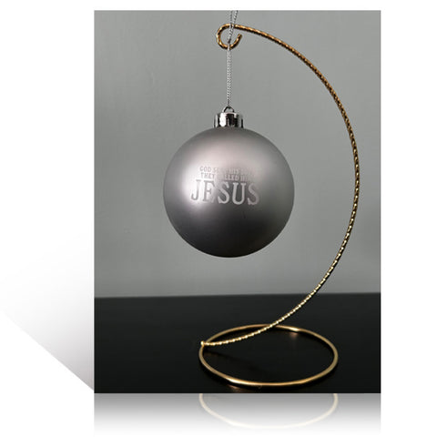 Lyric Christmas Ornament