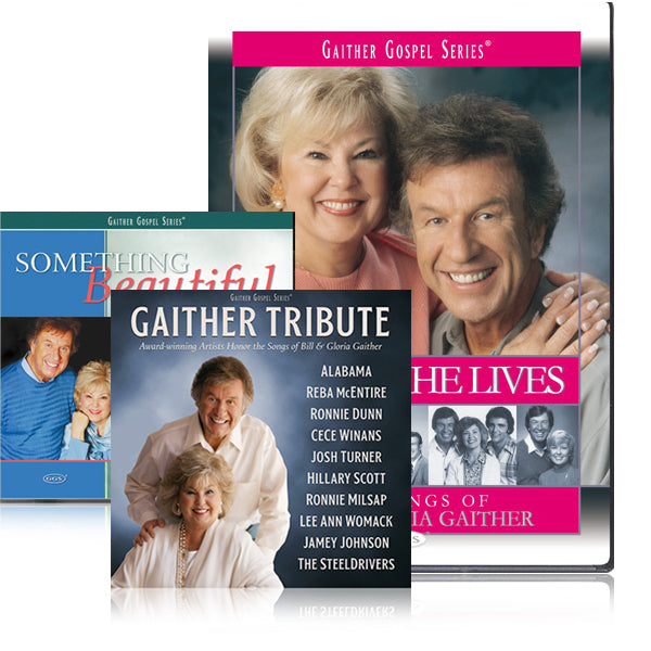 Because He Lives DVD, Something Beautiful 2 CD Set & Gaither Tribute:  Award-winning Artists Honor The Songs of Bill & Gloria Gaither CD