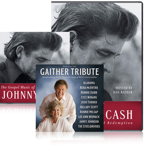 The Gospel Music Of Johnny Cash DVD & 2 CDs w/ Gaither Tribute: Award-winning Artists Honor the Songs of Bill & Gloria Gaither CD