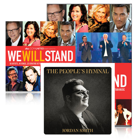 CCM United: We Will Stand DVD & 2 CDs w/ Jordan Smith: The People's Hymnal CD