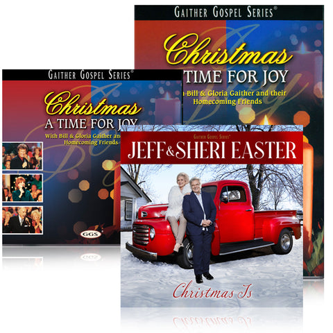Christmas A Time For Joy DVD & CD w/ Jeff & Sheri Easter: Christmas Is CD