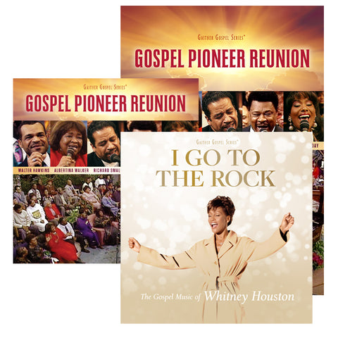 Gospel Pioneer Reunion DVD & CD w/ Whitney Houston: I Go To The Rock CD