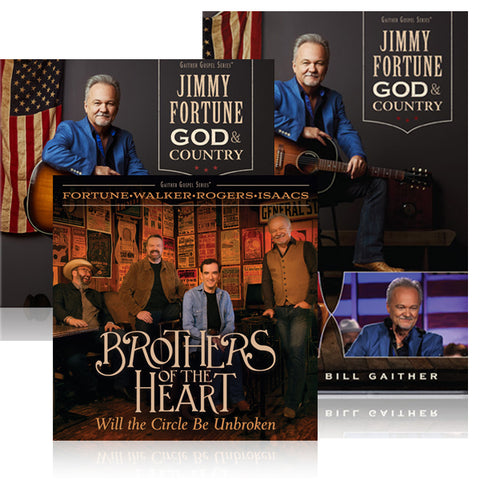 Jimmy Fortune: God & Country DVD & CD w/ Brothers Of The Heart: Will The Circle Be Unbroken CD