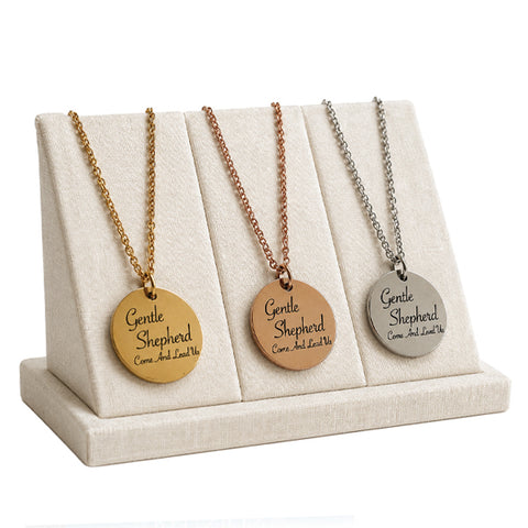 Gentle Shepherd Come And Lead Us Necklace