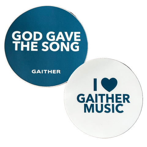 Gaither Music Stickers
