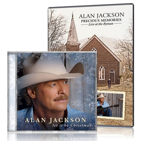 Alan Jackson: Precious Memories DVD w/ Alan Jackson: Let It Be Christmas CD