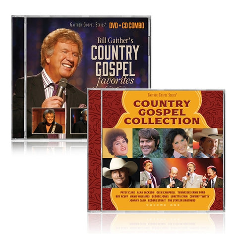Bill Gaither's Country Gospel DVD & CD w/ Country Gospel Collection CD