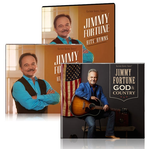 Jimmy Fortune: Hits & Hymns DVD & CD w/ Jimmy Fortune: God & Country CD