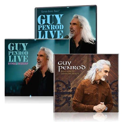 Guy Penrod: Live Hymns & Worship DVD & CD w/ Guy Penrod: Blessed Assur –  Gaither Online Store