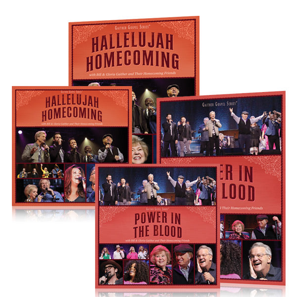 Power In The Blood & Hallelujah Homecoming DVDs & CDs – Gaither