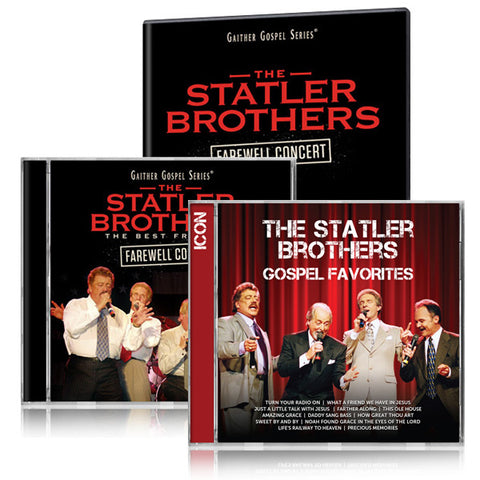 The Statler Brothers Farewell DVD & CD w/ The Statler Brothers: Gospel ICON CD