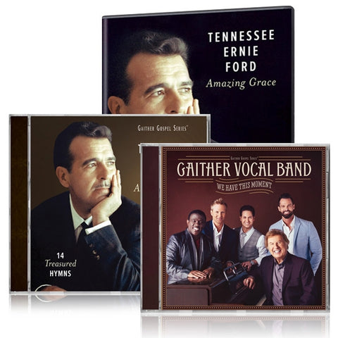 Tennessee Ernie Ford: Amazing Grace DVD & CD w/ Gaither Vocal Band: We Have This Moment CD