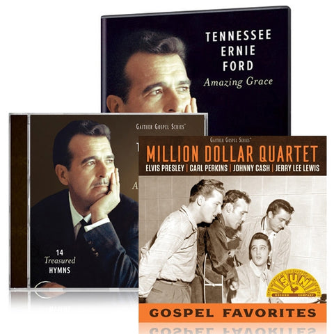 Tennessee Ernie Ford: Amazing Grace DVD & CD w/ Million Dollar Quartet: Gospel Favorites CD